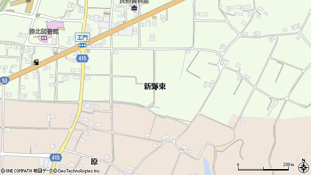 〒708-1205 岡山県津山市新野東の地図