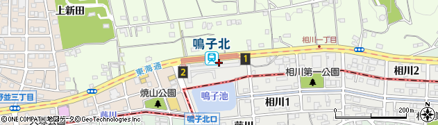 名古屋市役所　緑政土木局鳴子北自転車駐車場管理事務所周辺の地図