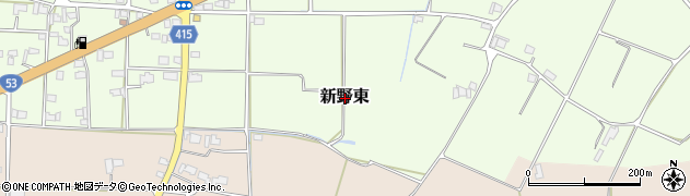 岡山県津山市新野東周辺の地図