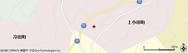 愛知県豊田市上小田町屋下周辺の地図