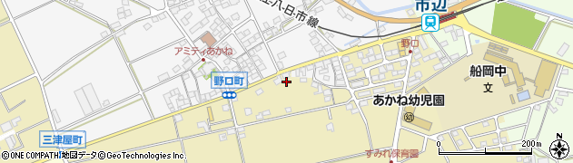 滋賀県東近江市三津屋町180周辺の地図