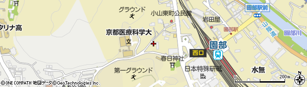 京都府南丹市園部町小山東町西山44周辺の地図