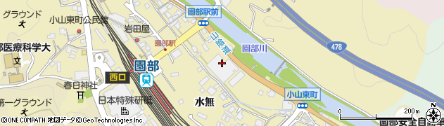 京都府南丹市園部町小山東町（水無）周辺の地図