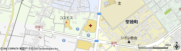 コメリハード＆グリーン八日市店周辺の地図