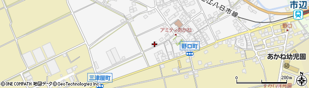 滋賀県東近江市野口町151周辺の地図