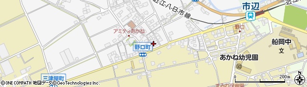 滋賀県東近江市野口町75周辺の地図