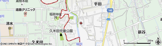 静岡県三島市平田108周辺の地図