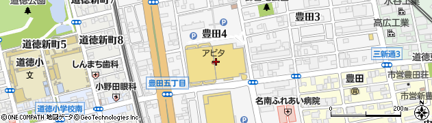 ロッテリアアピタ名古屋南ＦＳ店周辺の地図