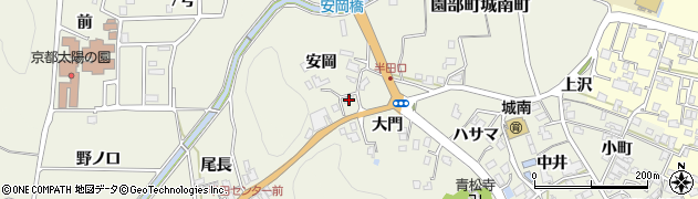 京都府南丹市園部町城南町大門6周辺の地図
