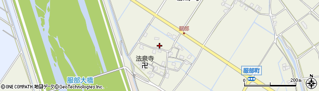 滋賀県守山市服部町969周辺の地図