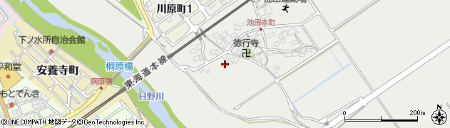 滋賀県近江八幡市池田本町309周辺の地図