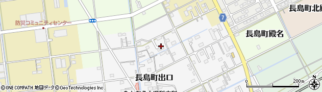 三重県桑名市長島町出口周辺の地図