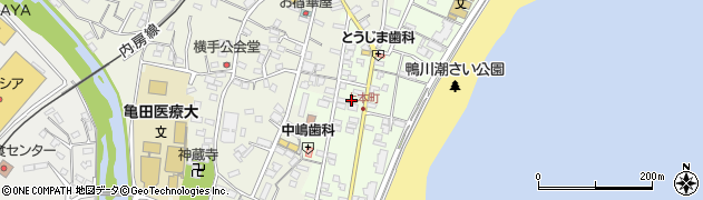 港寿司支店周辺の地図