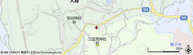 岡山県津山市大篠611周辺の地図