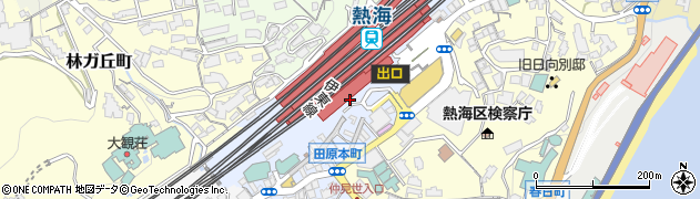 静岡県熱海市田原本町周辺の地図