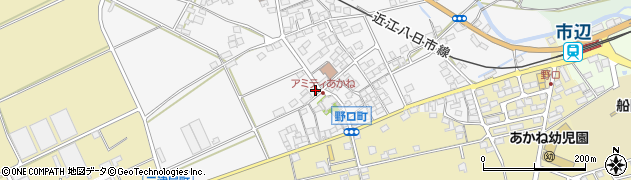 滋賀県東近江市野口町109周辺の地図