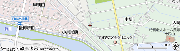 愛知県弥富市六條町中切63周辺の地図