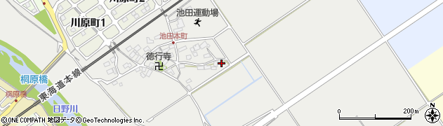 滋賀県近江八幡市池田本町215周辺の地図