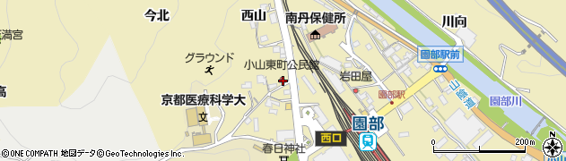 京都府南丹市園部町小山東町西山19周辺の地図