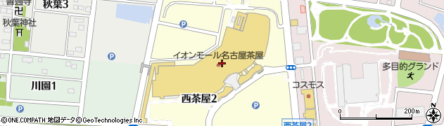 ａｍａｎｏ　イオンモール名古屋茶屋店周辺の地図