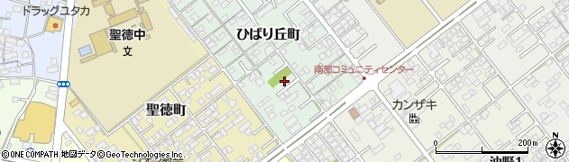 ひばり丘児童公園周辺の地図
