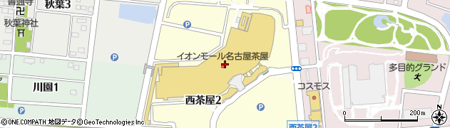 イオンシネマ名古屋茶屋周辺の地図