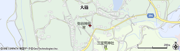 岡山県津山市大篠603周辺の地図