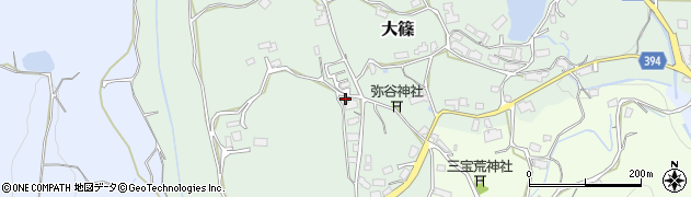 岡山県津山市大篠72周辺の地図