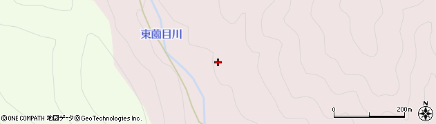 愛知県東栄町（北設楽郡）東薗目（向保津）周辺の地図