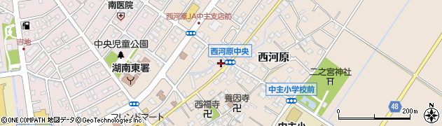 滋賀銀行中主支店周辺の地図