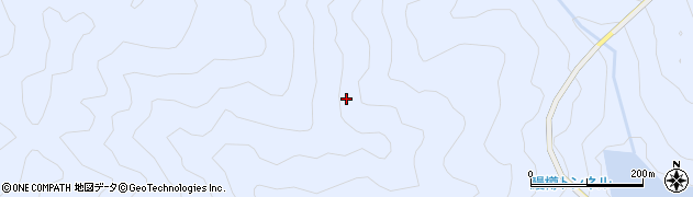 愛知県豊根村（北設楽郡）古真立（千尋）周辺の地図