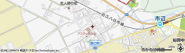 滋賀県東近江市野口町57周辺の地図