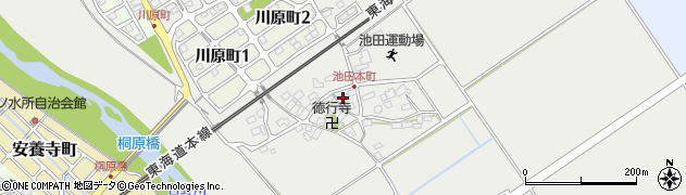 滋賀県近江八幡市池田本町342周辺の地図