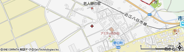 滋賀県東近江市野口町203周辺の地図