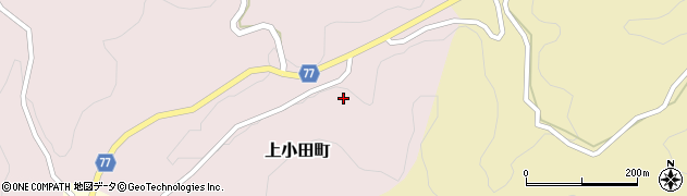 愛知県豊田市上小田町（カジヤ）周辺の地図