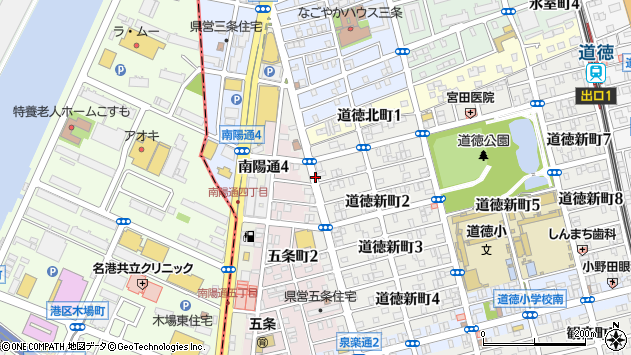 〒457-0852 愛知県名古屋市南区泉楽通の地図
