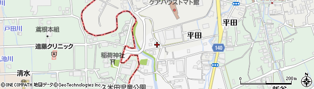 静岡県三島市平田118周辺の地図