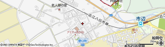 滋賀県東近江市野口町50周辺の地図