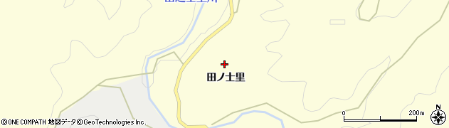 愛知県豊田市御内町田ノ士里周辺の地図