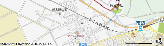 滋賀県東近江市野口町54周辺の地図
