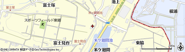 愛知県愛知郡東郷町諸輪富士塚22周辺の地図