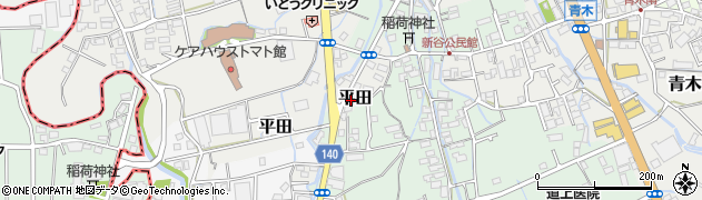 静岡県三島市平田131周辺の地図