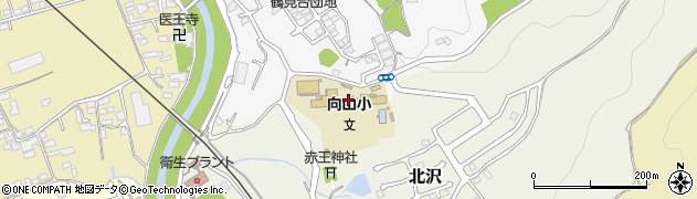 三島市役所　向山第二放課後児童クラブ周辺の地図