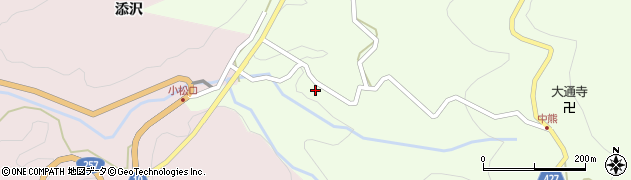 愛知県設楽町（北設楽郡）小松（中屋地）周辺の地図