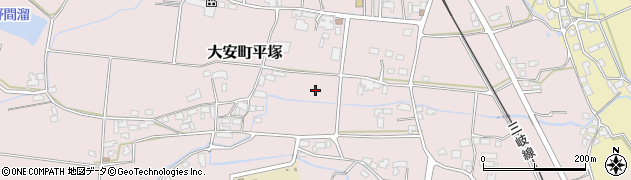 三重県いなべ市大安町平塚周辺の地図