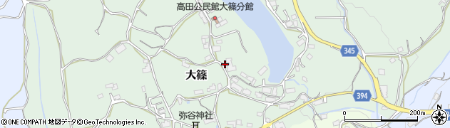 岡山県津山市大篠582周辺の地図