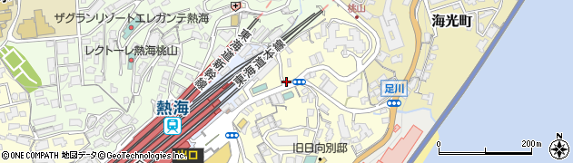 トヨタレンタリース静岡熱海駅前店周辺の地図