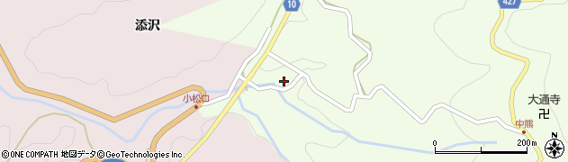 愛知県設楽町（北設楽郡）小松（下り道）周辺の地図