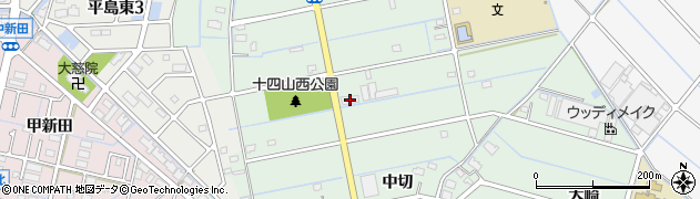 愛知県弥富市六條町中切8周辺の地図