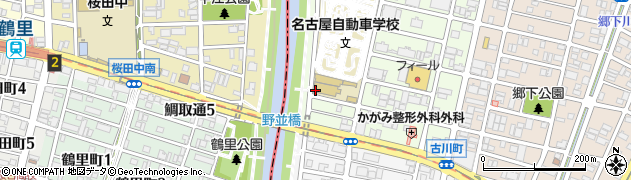 名古屋自動車学校天白校周辺の地図